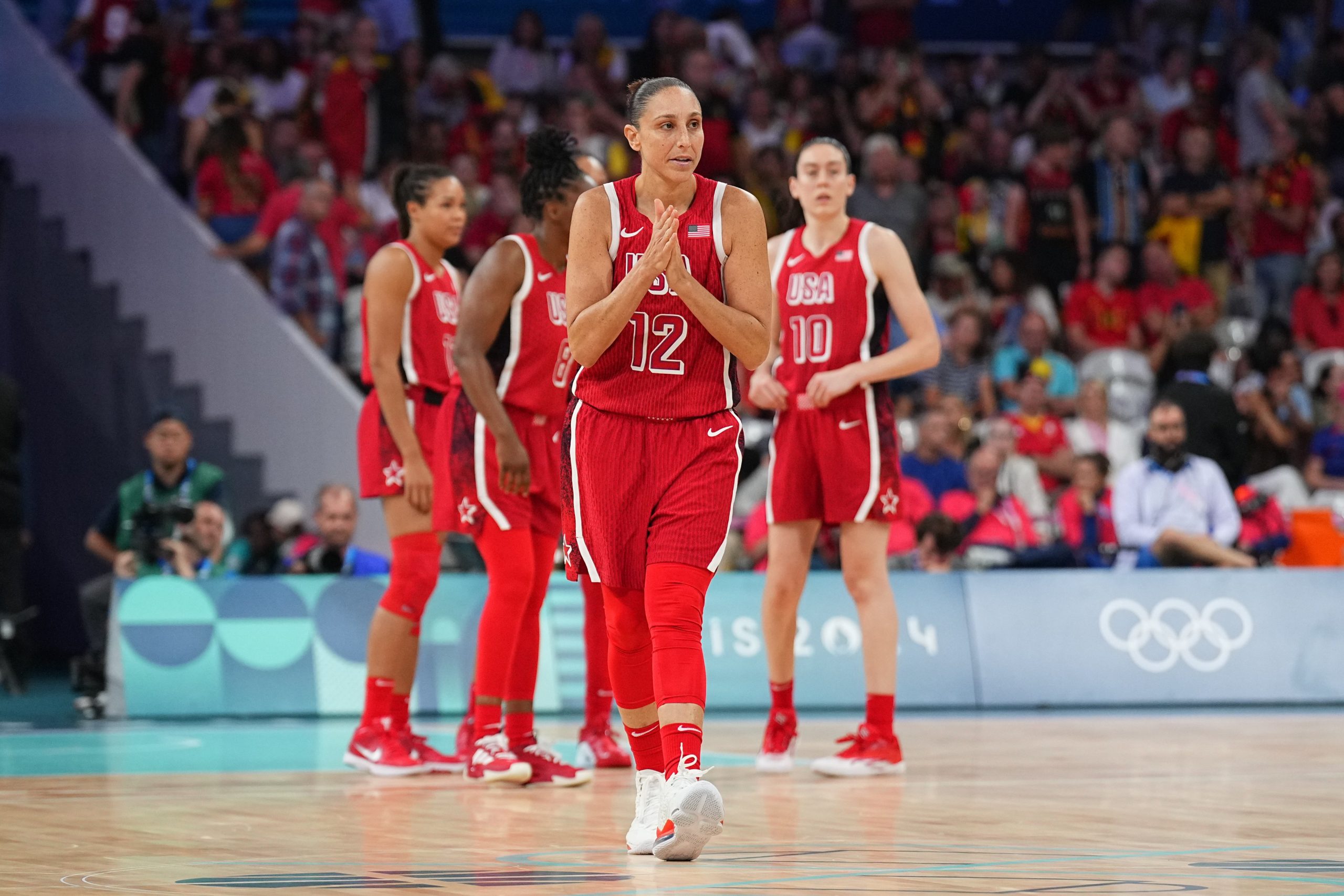 EUA venceu a Bélgica no basquete feminino (Foto: Divulgação/USA Basketball)