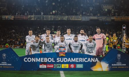 Onze inicial do Fortaleza no Gigante de Arroyito. (Foto: Matheus Amorim/Fortaleza EC)