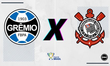 Grêmio recebe o Corinthians em busca de vaga nas quartas (Arte: ENM)
