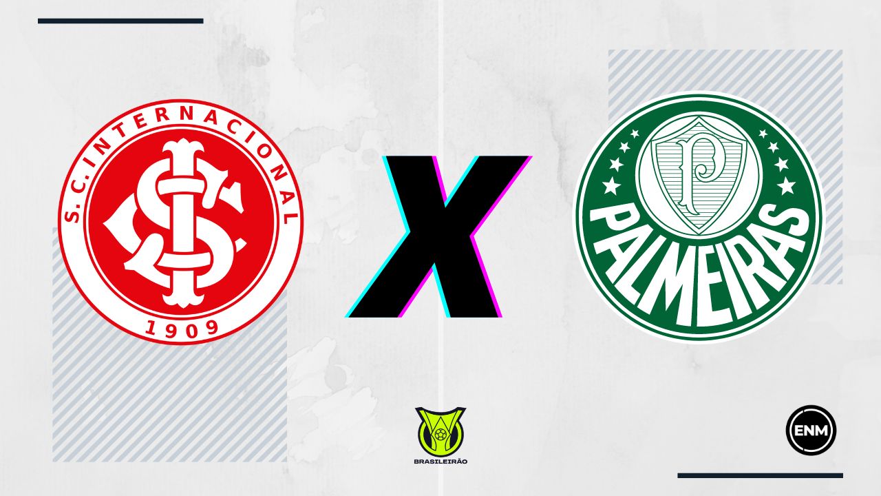 Internacional joga como mandante contra o Palmeiras (Arte: ENM)