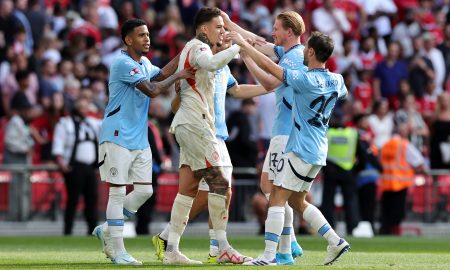 Manchester City vence United em Wembley. (Foto: David Rogers/Getty Images)