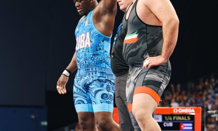 Mijain López busca o pentacampeonato nos 103kg da luta greco-romana (Foto: Divulgação/UWW)