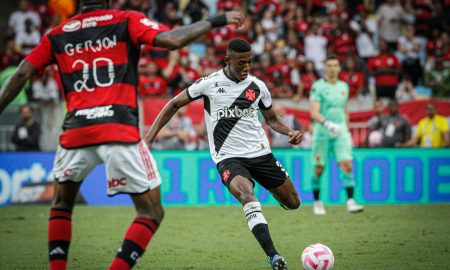 Sem João Victor, dupla de zaga do Vasco será formada por Maicon e Léo (Foto: Matheus Lima/Vasco)