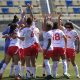 Jogadoras do time Sub-20 das Bragantinas. (Foto: Ari Ferreira/Red Bull Bragantino)