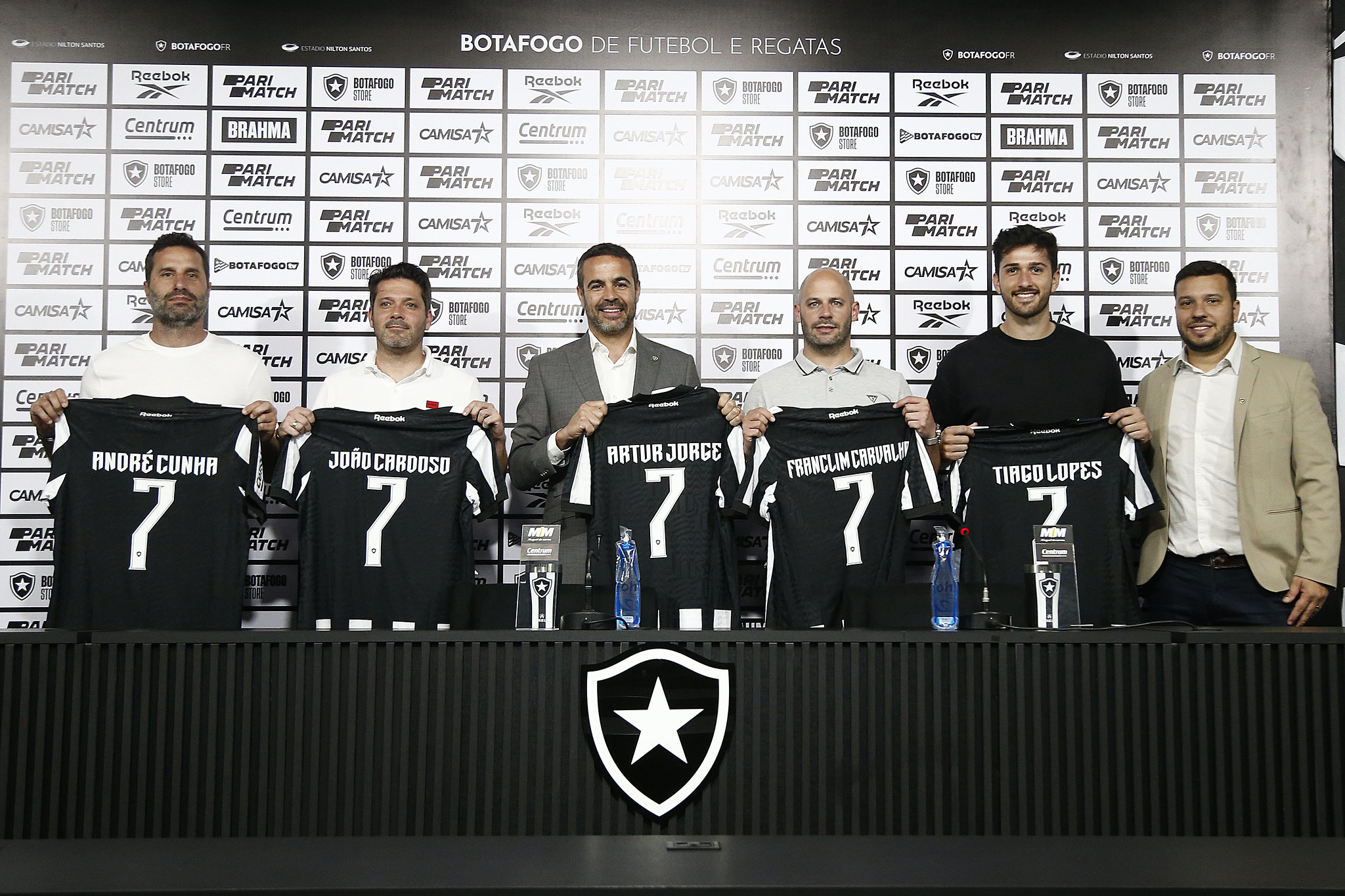 Comissão técnica de Artur Jorge. (Foto: Vitor Silva/Botafogo)