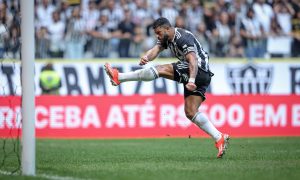 Hulk marca na vitória por 2 a 0 sobre o Vasco pelo Campeonato Brasileiro, na Arena MRV. Foto: Pedro Souza|Atlético-MG