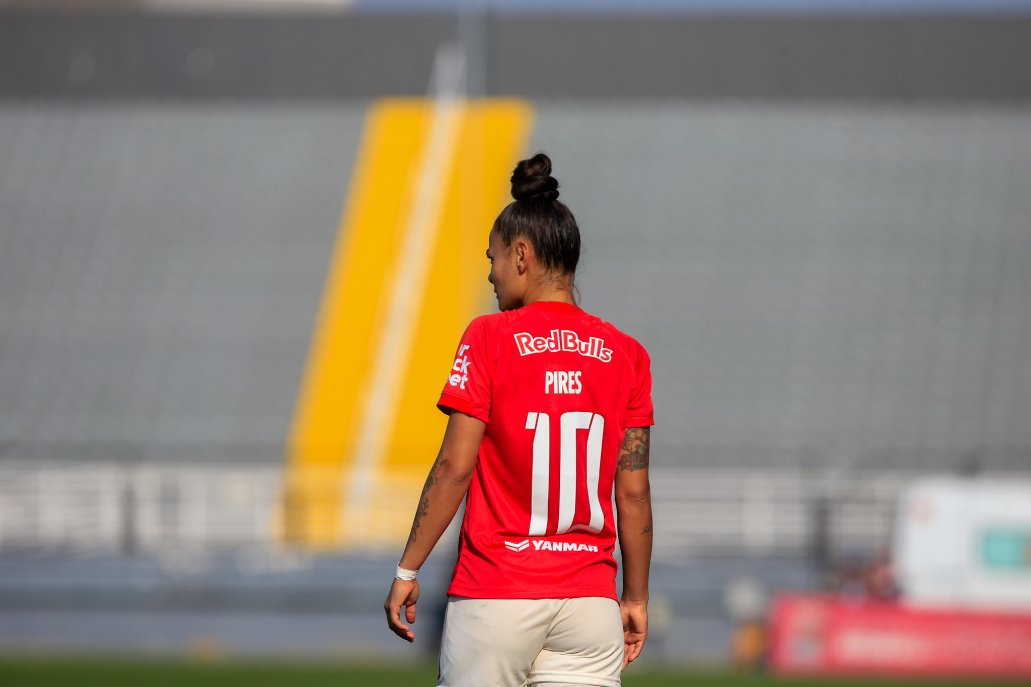 Leticia Pires, jogadora do time feminino do Red Bull Bragantino. (Foto: Fernando Roberto/Red Bull Bragantino)