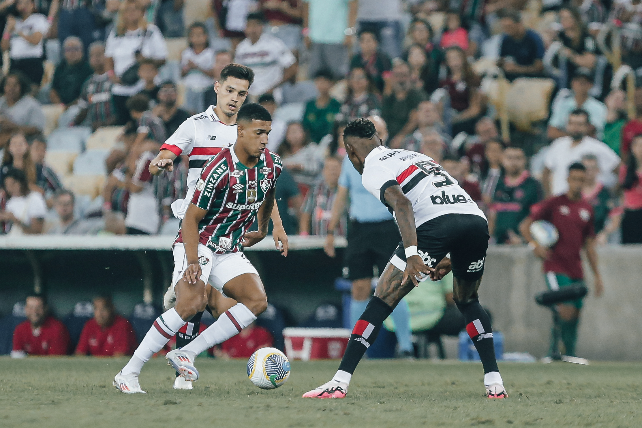 Fluminense x São Paulo - 01/09/2024 que é será julgado para possível anulação. - Foto: Lucas Merçon/Fluminense F.C