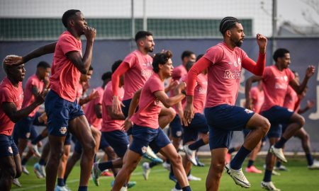 Luan Cândido e Eric Ramires começaram o período de transição. (Foto: Ari Ferreira/Red Bull Bragantino)