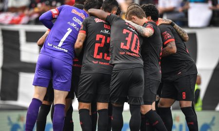 Jogadores do Red Bull Bragantino. (Foto: Ari Ferreira/Red Bull Bragantino)