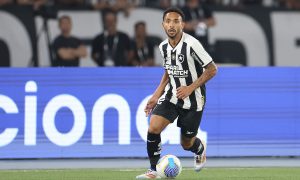 Vitinho em ação contra o Corinthians. ( Foto: Vitor Silva/Botafogo)