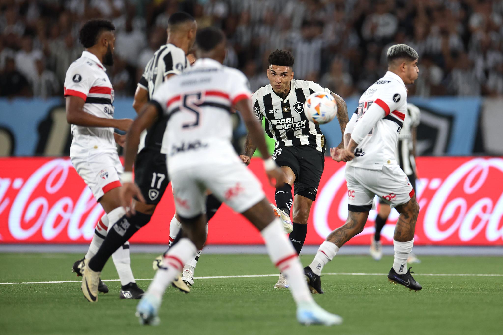 Botafogo x São Paulo. (Foto: Vitor Silva/Botafogo)