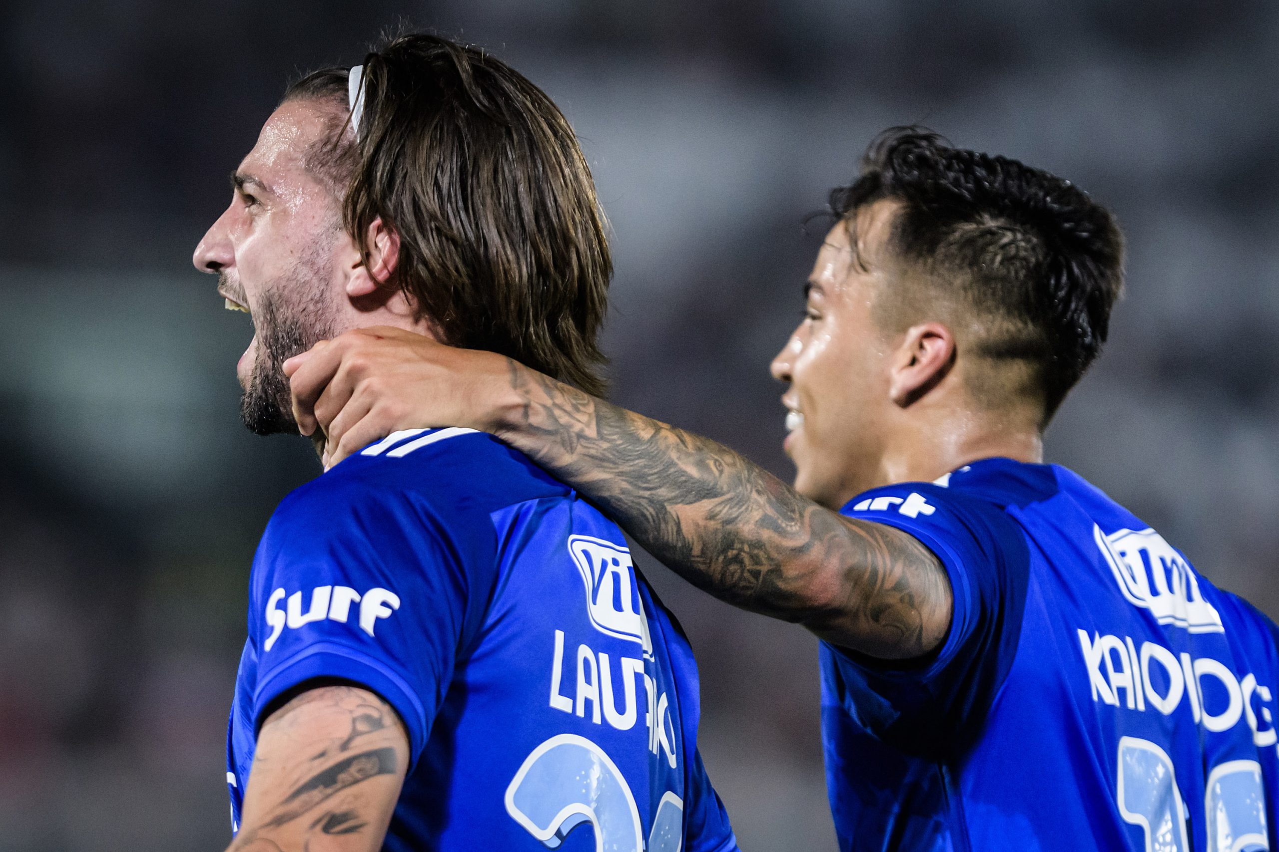 Kaio Jorge e Lautaro Díaz marcaram para o Cruzeiro. (Foto: Gustavo Aleixo/Cruzeiro)