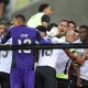 Time do Botafogo comemorando a vitória contra o Fluminense. (Foto: Vitor Silva/Botafogo)