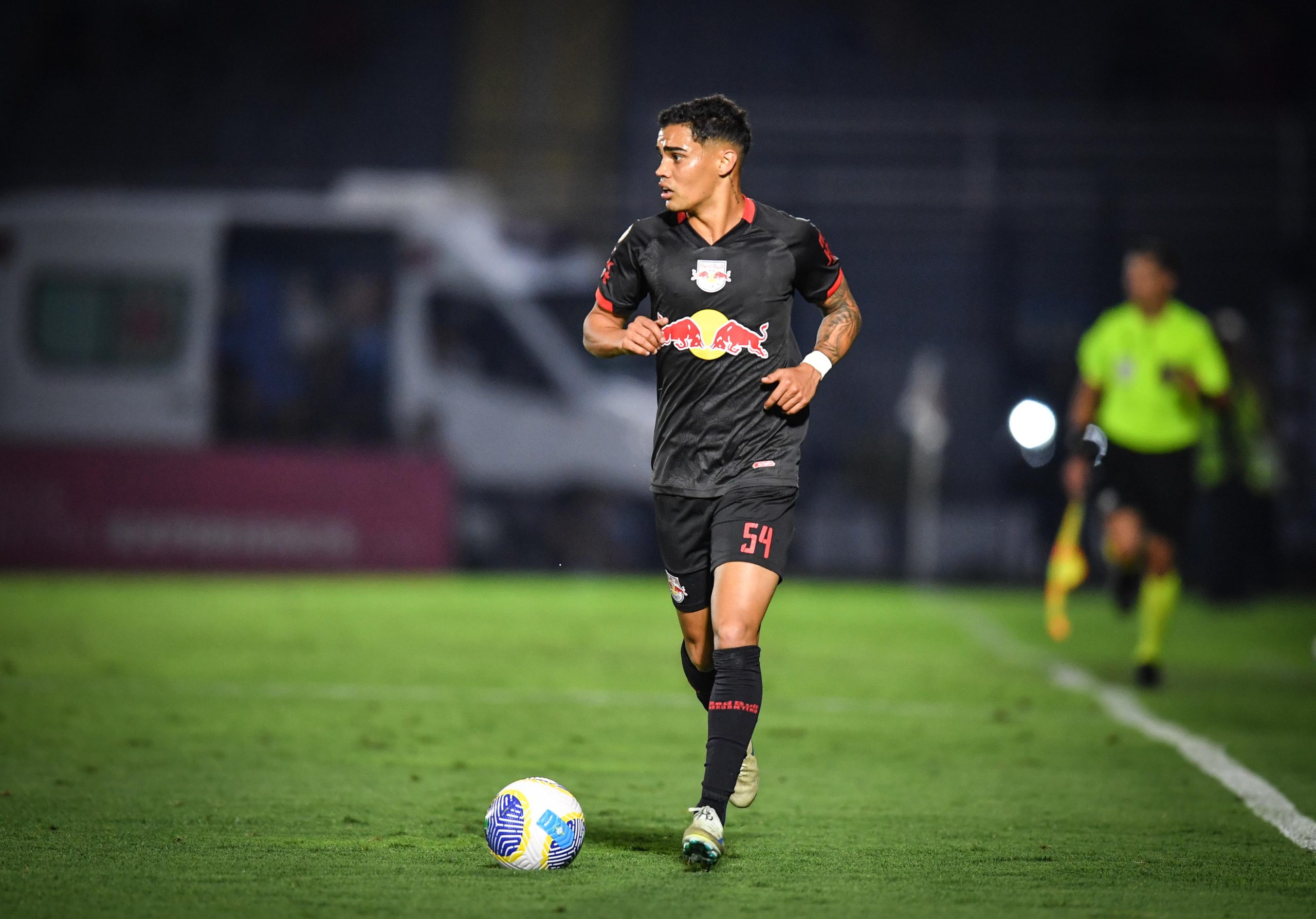 Vinicinho, jogador do Red Bull Bragantino. (Foto: Ari Ferreira/Red Bull Bragantino)