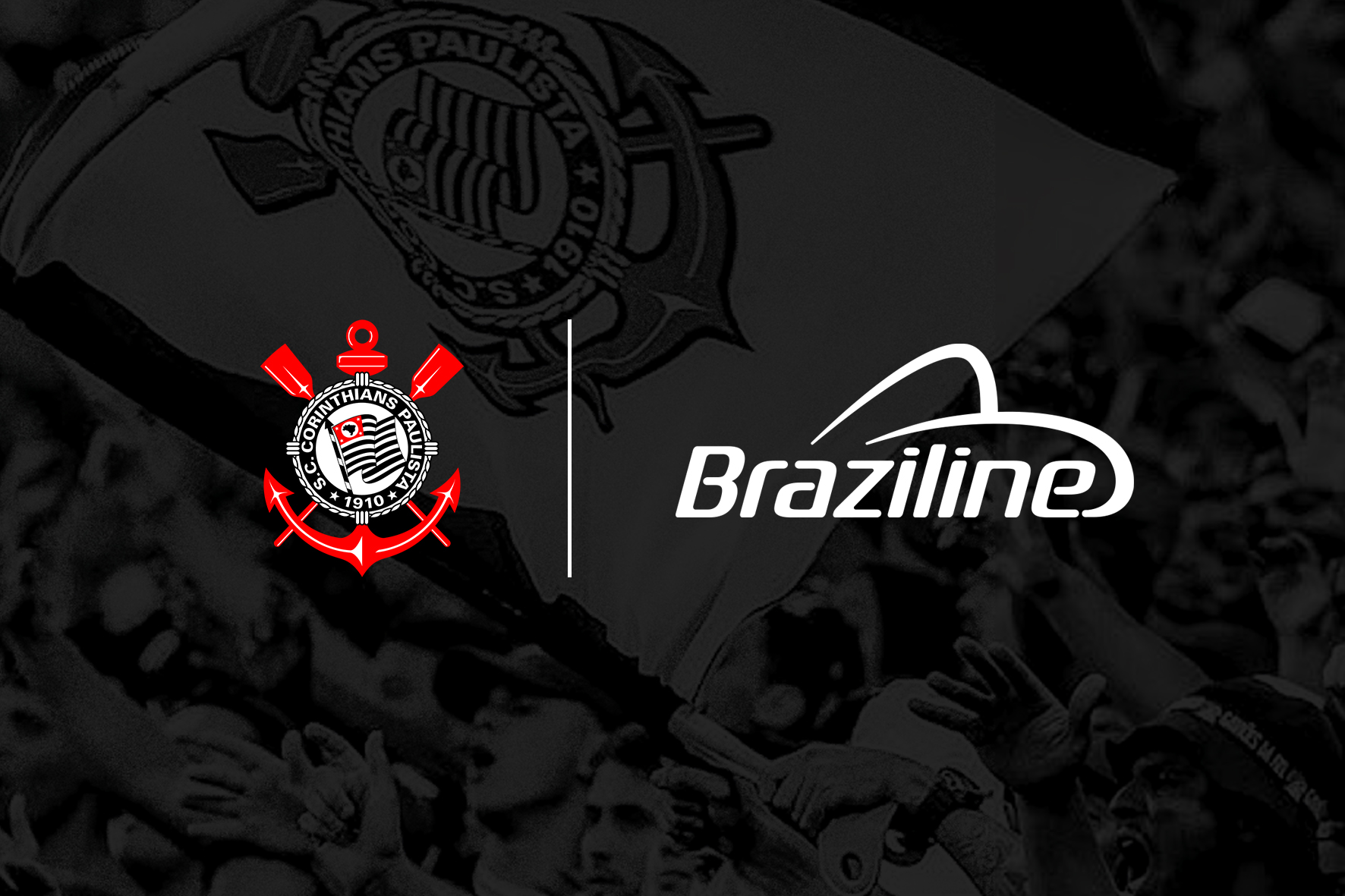 Corinthians e Braziline assinam contrato de licenciamento de roupas. (Foto: Divulgação).