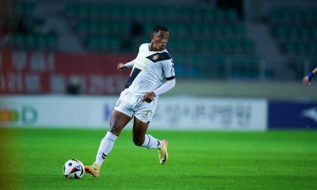 Felipe Fonseca defende o Gyeongnam, da Coreia do Sul (Foto: Divulgação)