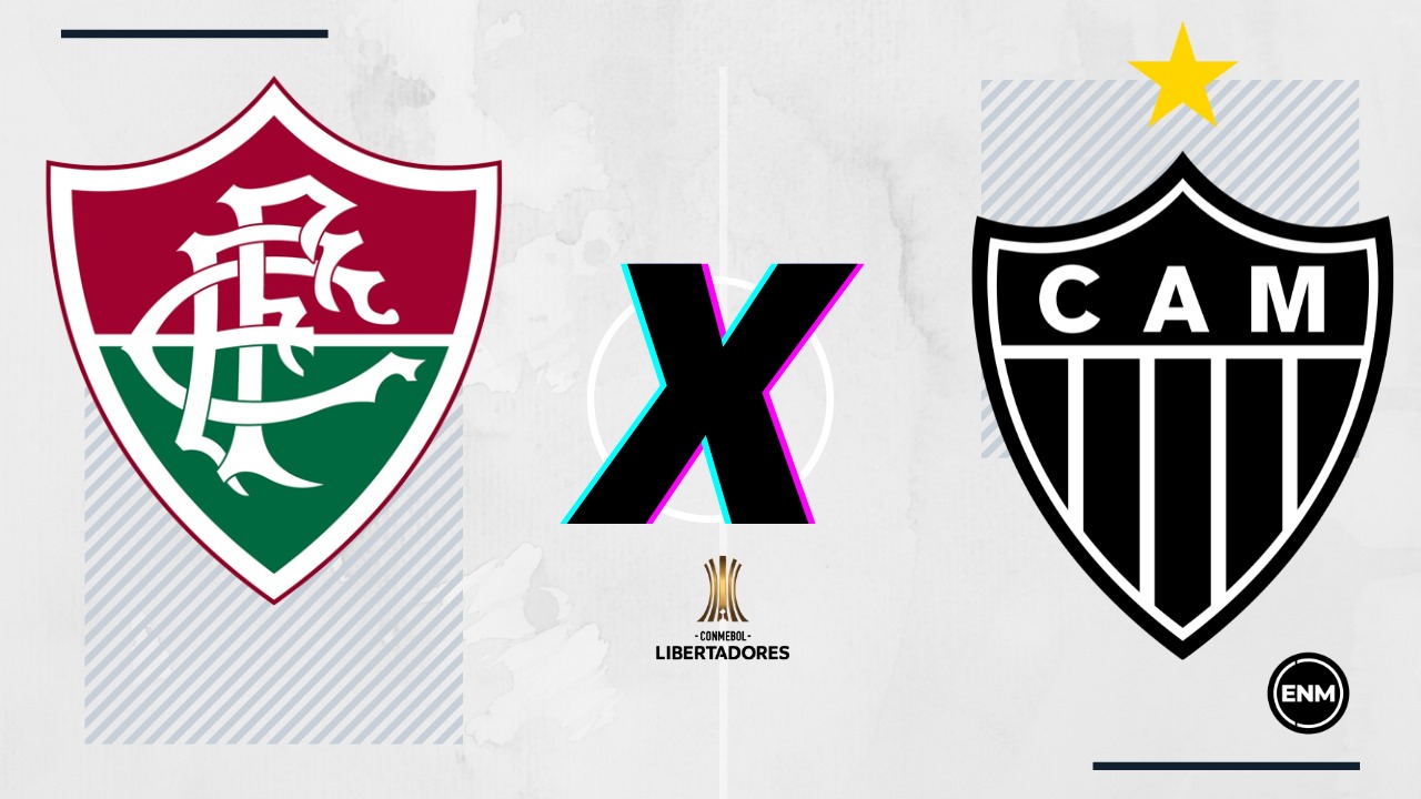 Fluminense x Atlético-MG. Arte: ENM