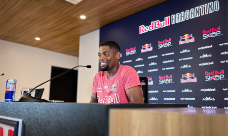 Ivan Cavaleiro, reforço do Red Bull Bragantino. (Foto: Ari Ferreira/Red Bull Bragantino)