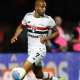 Lucas Moura no jogo contra o Internacional 2024 (Foto: Paulo Pinto / São Paulo FC)