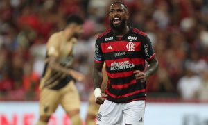 Gérson faz o gol do Flamengo, vitória do rubro-negro (Photo by Wagner Meier/Getty Images)