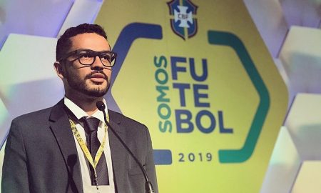 Caio Palma na CBF (Foto: Arquivo pessoal)