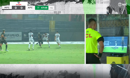 Após eliminação na Série D, Maringá se manifesta contra a arbitragem (Foto: Reprodução/Youtube/MFC TV)