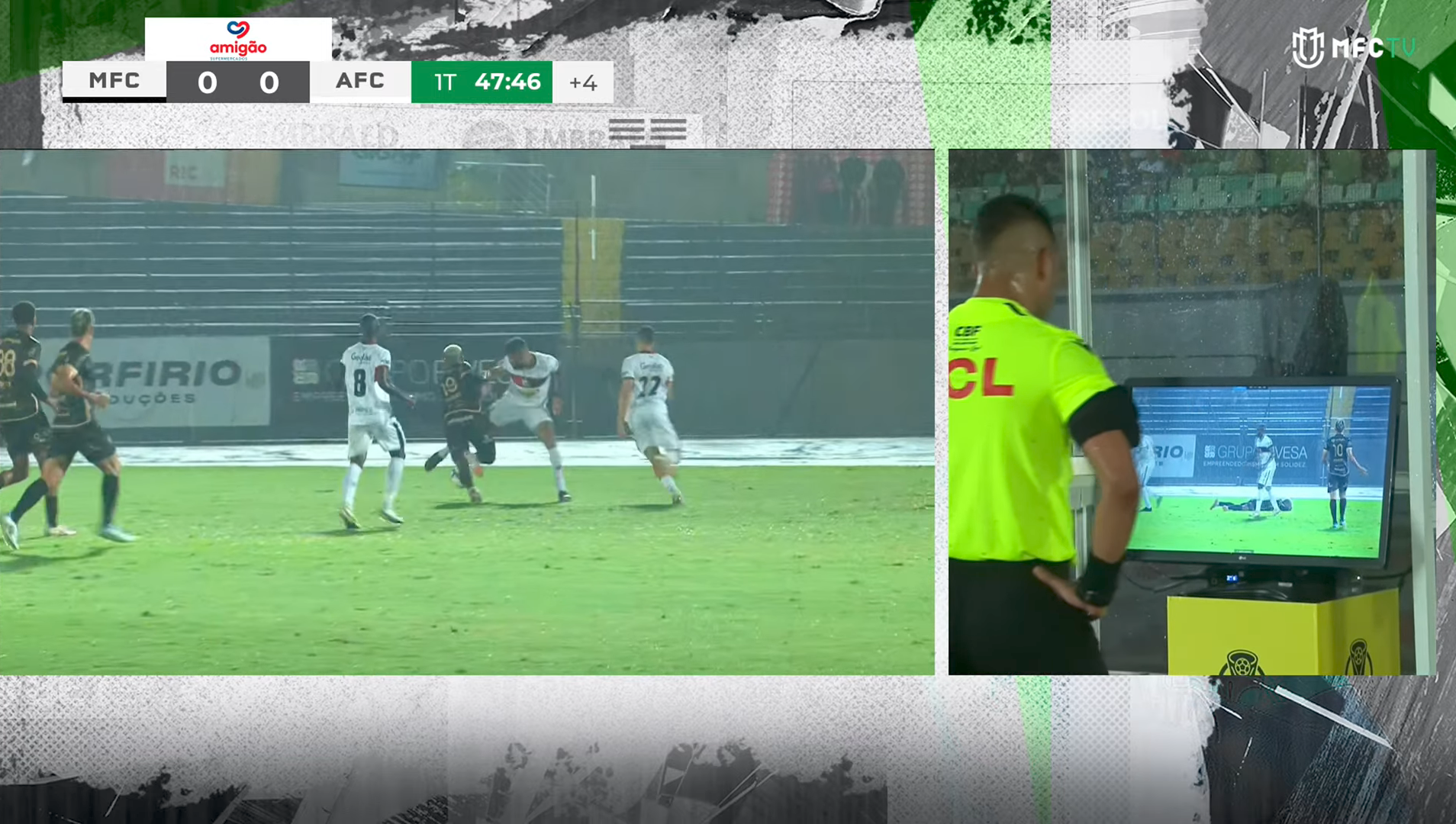 Após eliminação na Série D, Maringá se manifesta contra a arbitragem (Foto: Reprodução/Youtube/MFC TV)