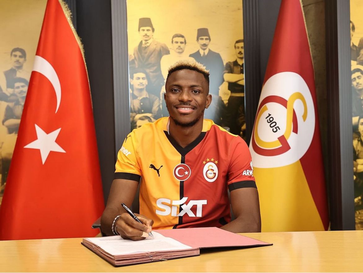 Victor Oshmien. (Foto: Divulgação/Galatasaray)