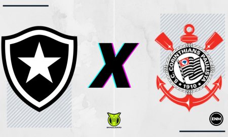 Palpitão de Botafogo contra Corinthians. (Arte: ENM)