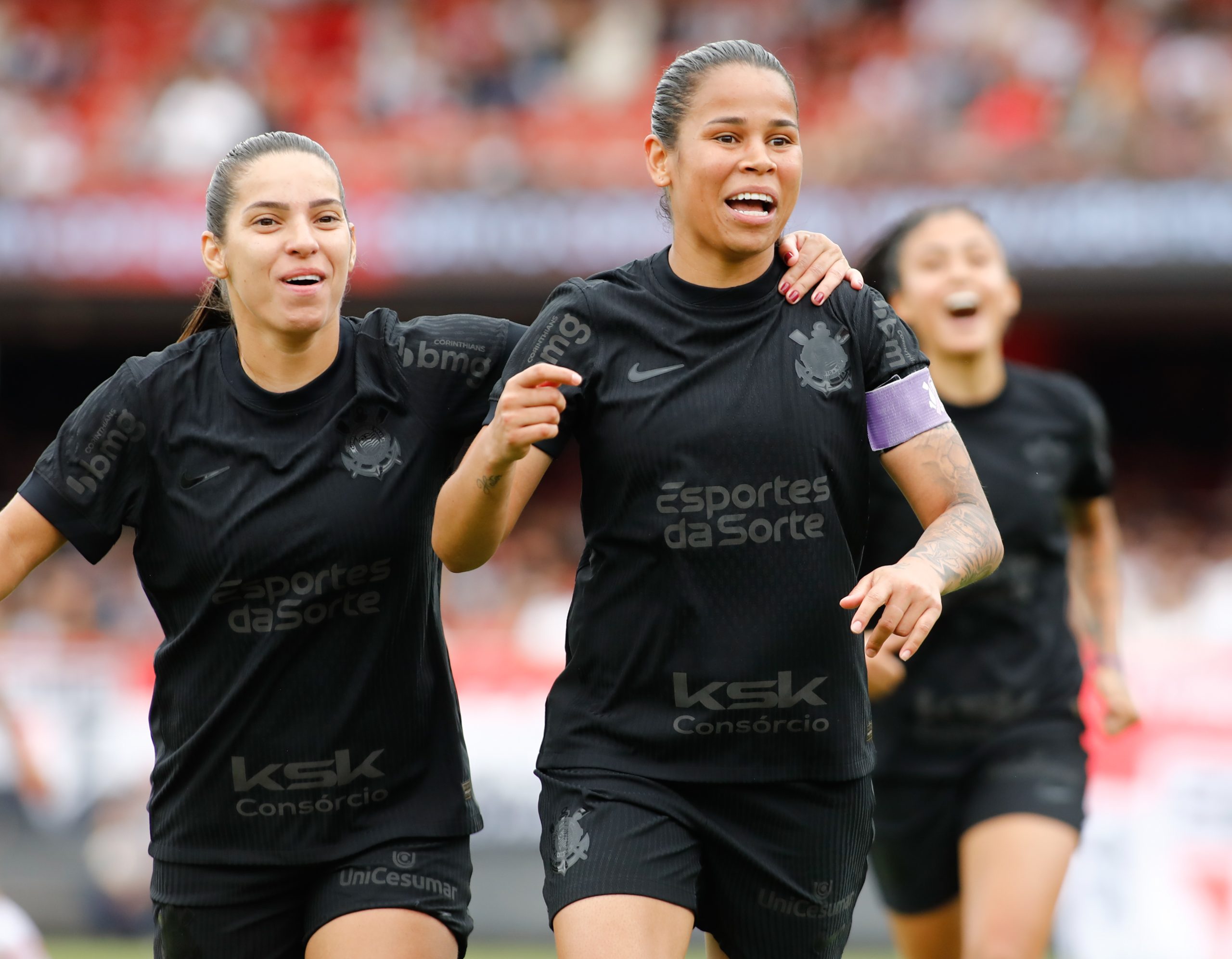 Fora de casa, Corinthians vence jogo de ida da final do Brasileirão Feminino contra o São Paulo. (Foto: Rodrigo Gazzanel / Agência Corinthians)