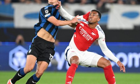 Arsenal e Atalanta fizeram jogo de poucas chances de gol.