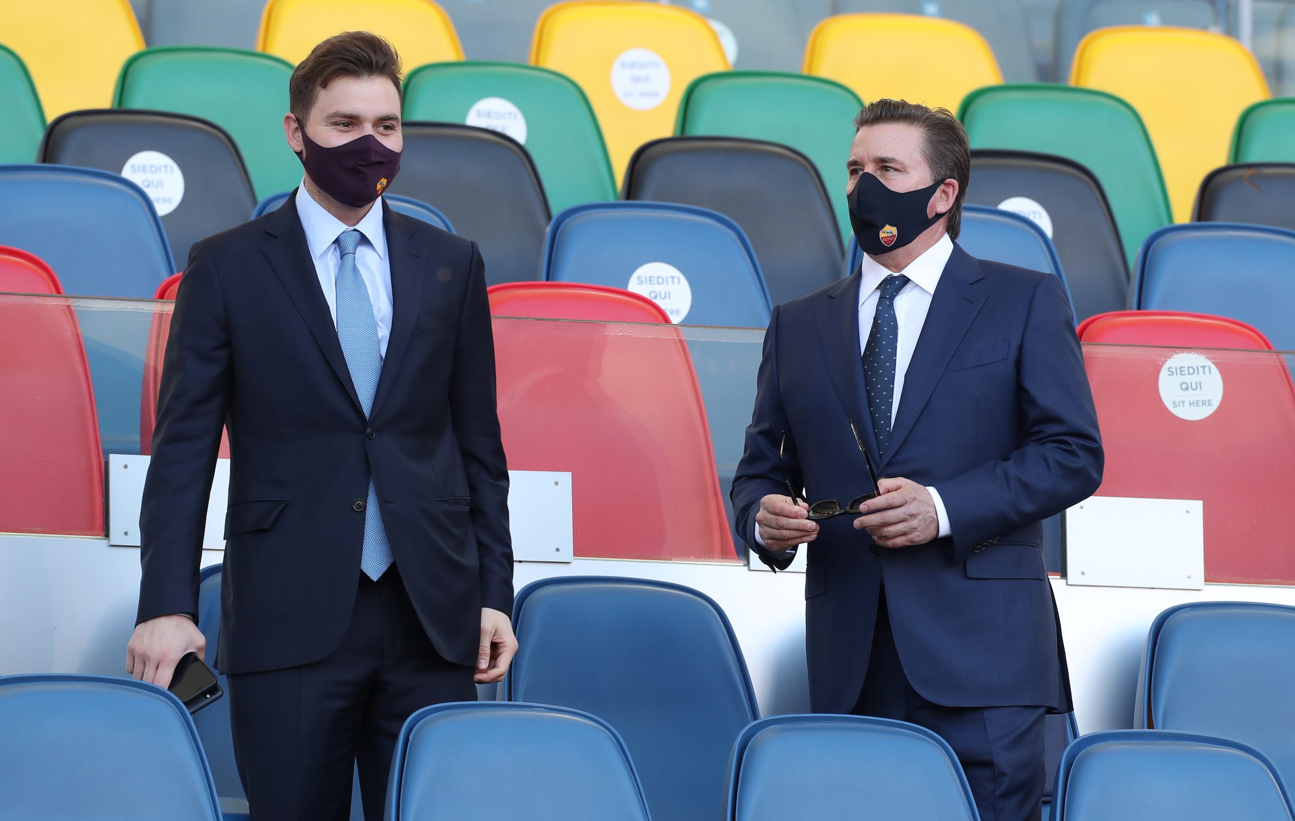 Dan e Ryan Friedkyn, donos da Roma (Foto: Paolo Bruno/Getty Images)