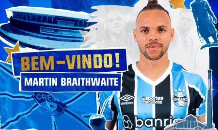 Braithwaite foi o principal reforço do Grêmio