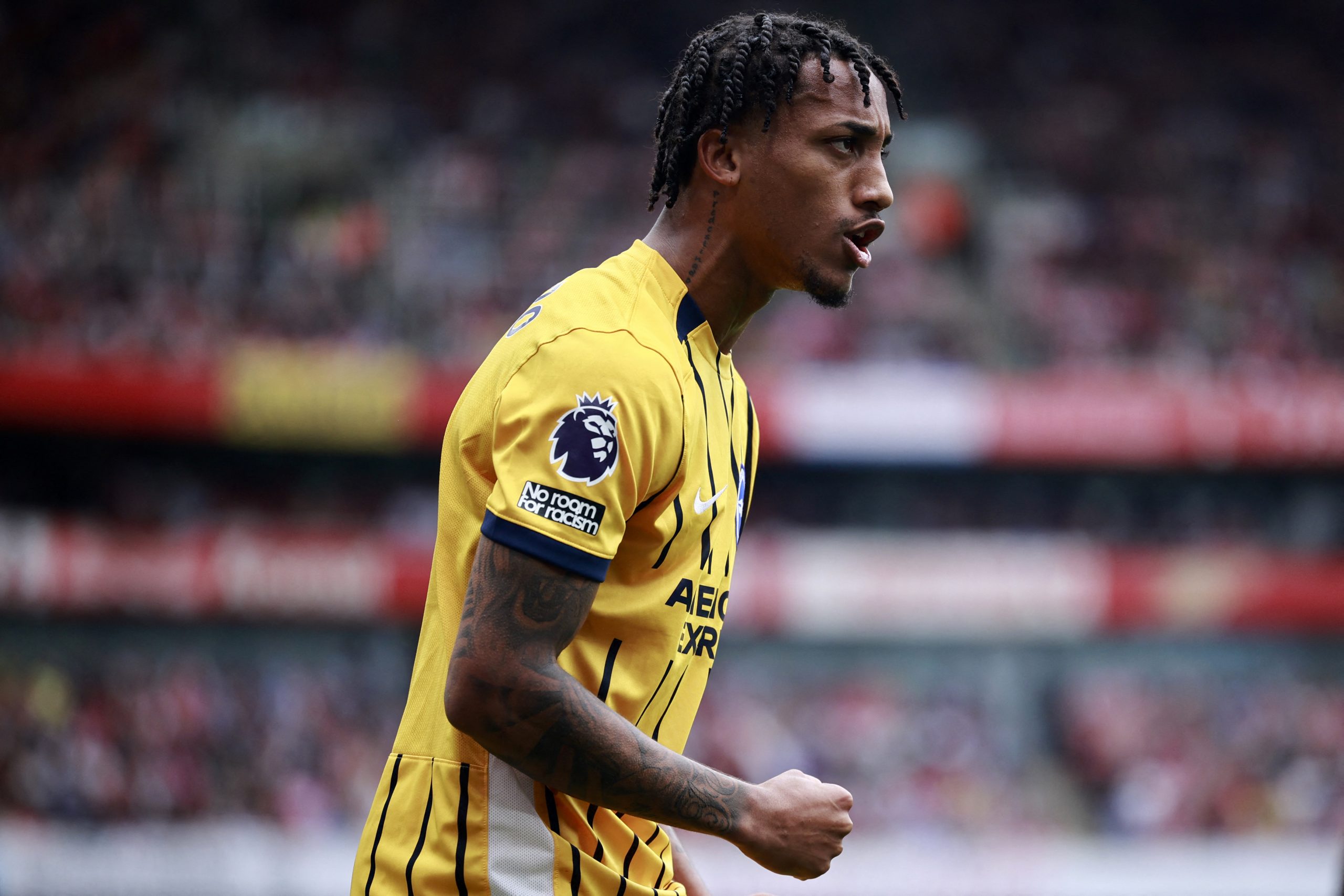 João Pedro, do Brighton (Foto: Benjamin Cremel/AFP via Getty Images)