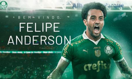 Felipe Anderson. Foto: divulgação/site palmeiras