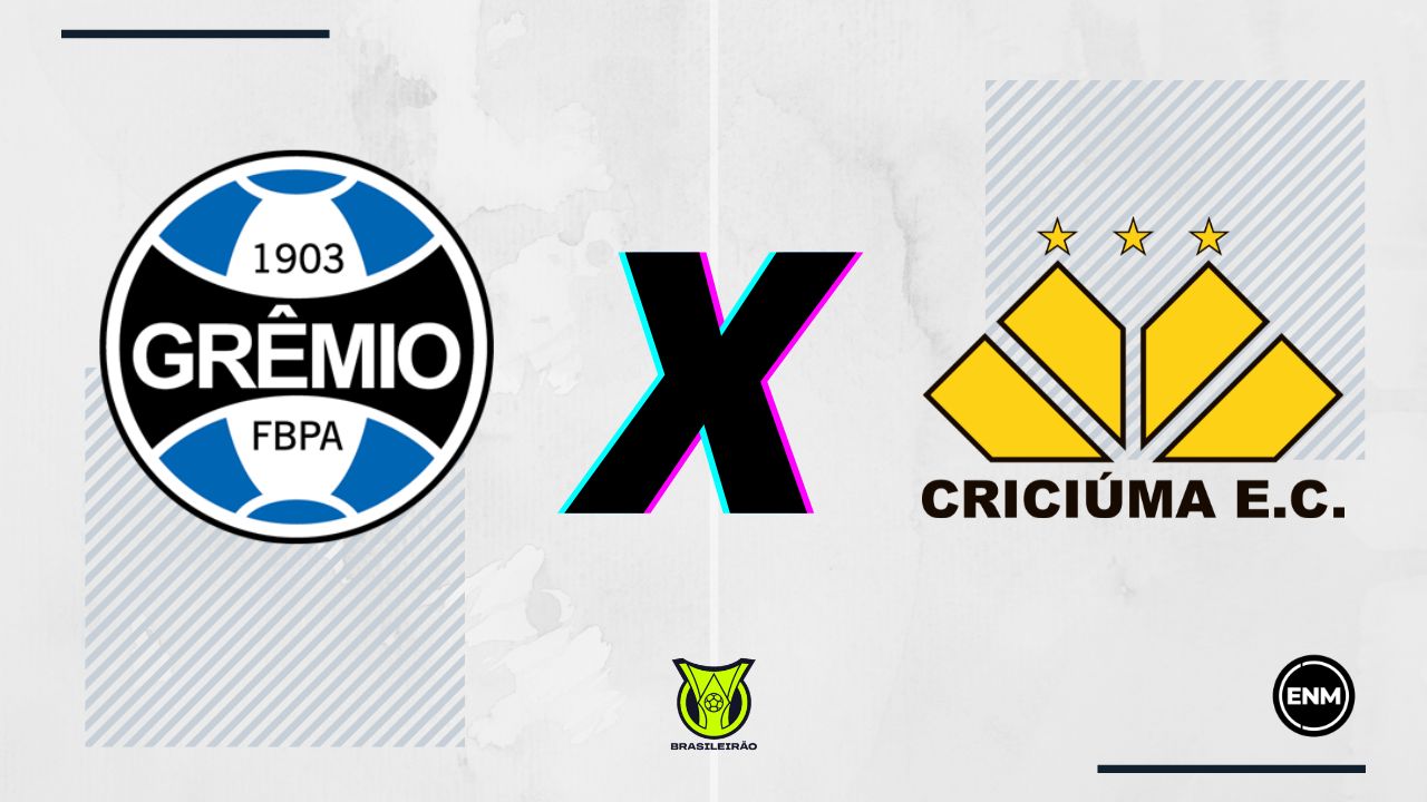 Grêmio recebe o Criciúma em jogo atrasado (Arte: ENM)