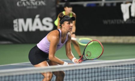 Ingrid Martins e Gleason no torneio de Barranquilla (Foto: Alfonso Suárez)