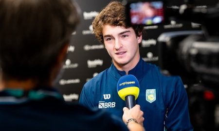 João Fonseca durante entrevista na segunda-feira / Foto: Green Filmes/CBT