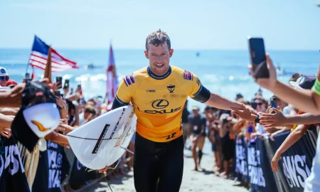 John John Florence brilhou na WSL. (Foto: Thiago Diz / WSL)