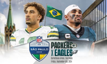 Ealges x Packer (Foto: Divulgação / NFL)