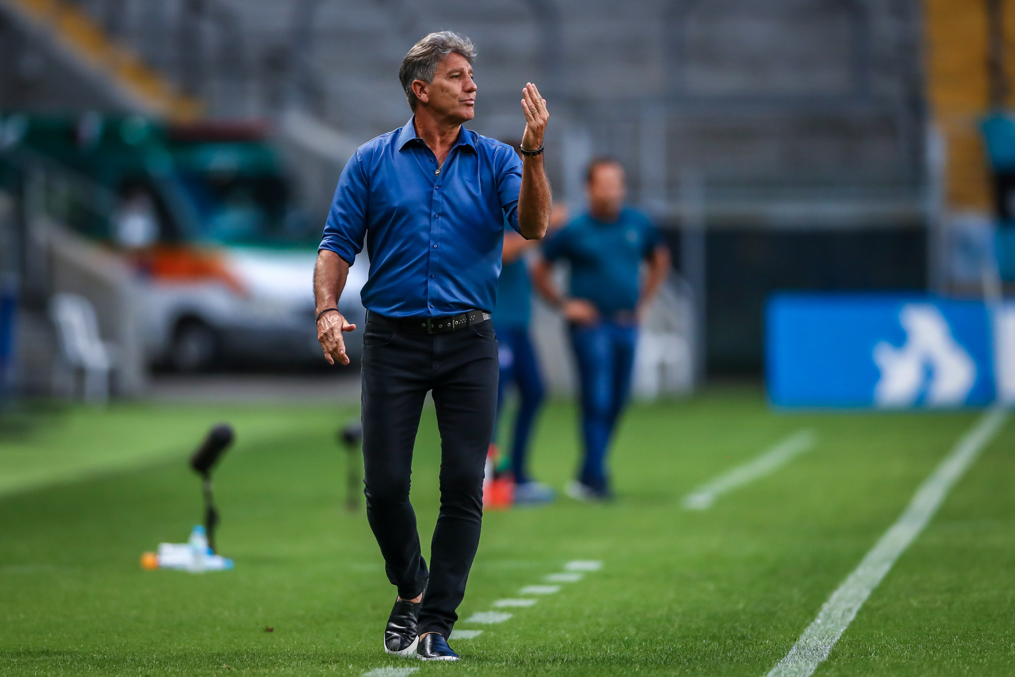 Renato Gaúcho no comando do Grêmio (Foto: Lucas Uebel/Grêmio)