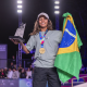 Rayssa Leal supera japonesas e é bicampeã mundial de skate street (Foto: CBSk/Julio Detefon)