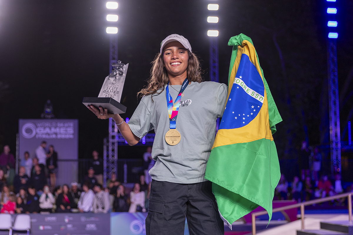 Rayssa Leal supera japonesas e é bicampeã mundial de skate street (Foto: CBSk/Julio Detefon)