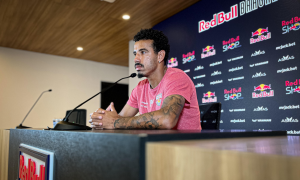 Lucas Evangelista, jogador do Red Bull Bragantino. (Foto: Ari Ferreira/Red Bull Bragantino)