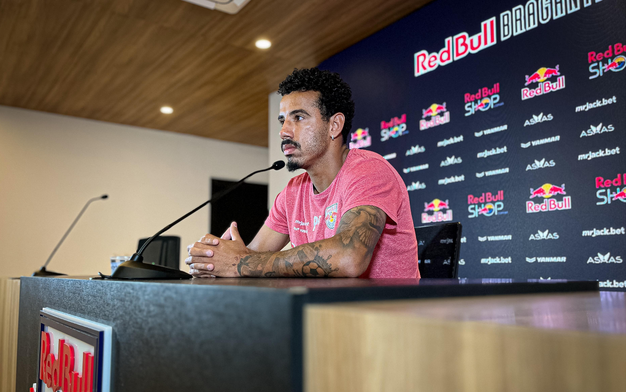 Lucas Evangelista, jogador do Red Bull Bragantino. (Foto: Ari Ferreira/Red Bull Bragantino)