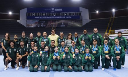 Brasil brilha e conquista 14 medalhas no Sul-Americano de Ginástica Artística (Foto: Melogym/Confederação Brasileira de Ginástica)