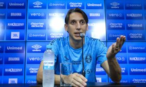 Geromel anunciou sua aposentadoria (FOTO: LUCAS UEBEL/GREMIO FBPA)