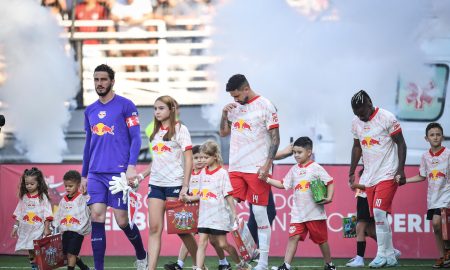 Jogadores do Red Bull Bragantino. (Foto: Ari Ferreira/Red Bull Bragantino)