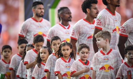 Jogadores do Red Bull Bragantino. (Foto: Ari Ferreira/Red Bull Bragantino)